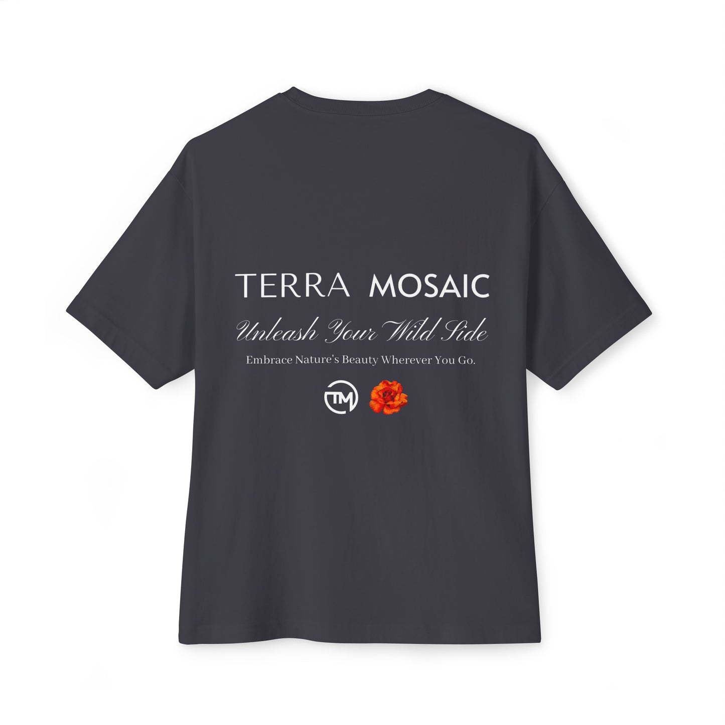 Terra Mosaic 'Wilde Side' Unisex Oversized Boxy Tee