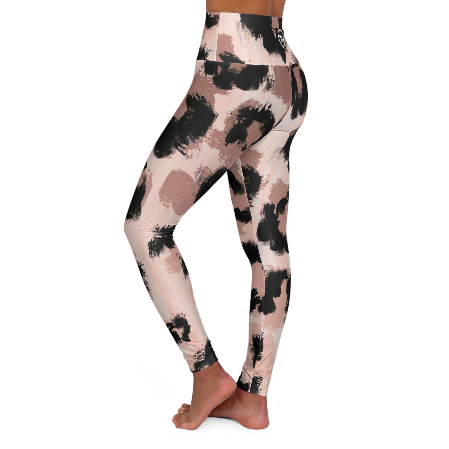 Terra Mosaic High Waisted Yoga Leggings 'Mauve Mirage Edition'