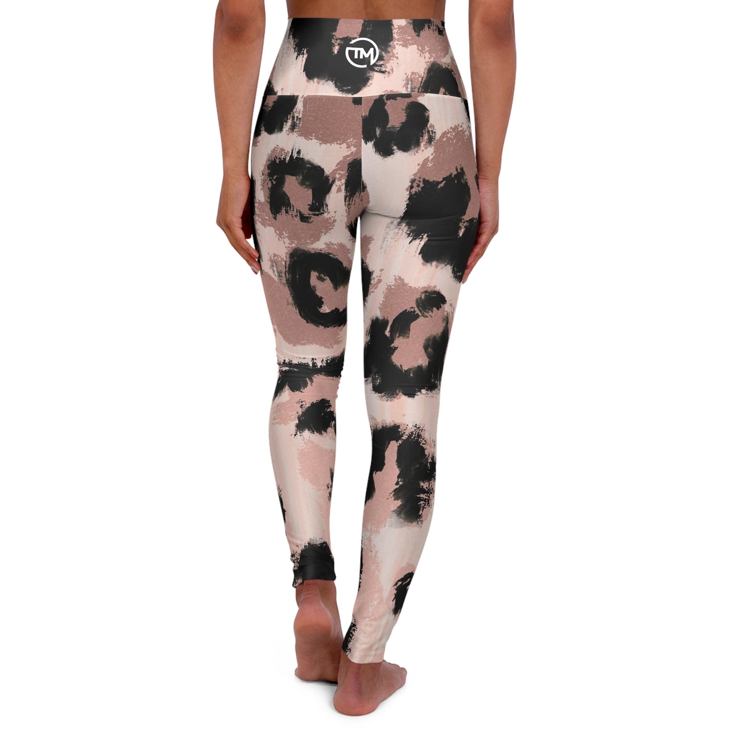 Terra Mosaic High Waisted Yoga Leggings 'Mauve Mirage Edition'