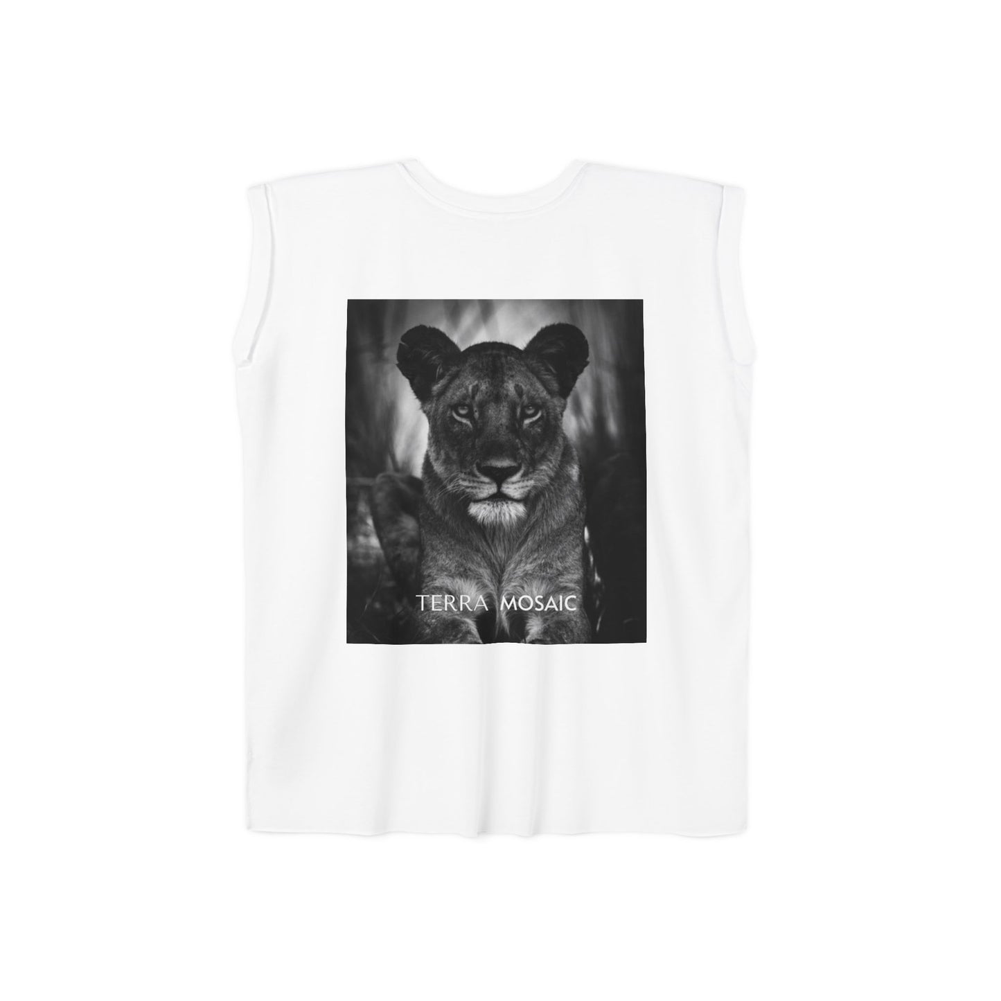 TM 'Queen of the Wild' Women’s Flowy Rolled Cuffs Muscle Tee