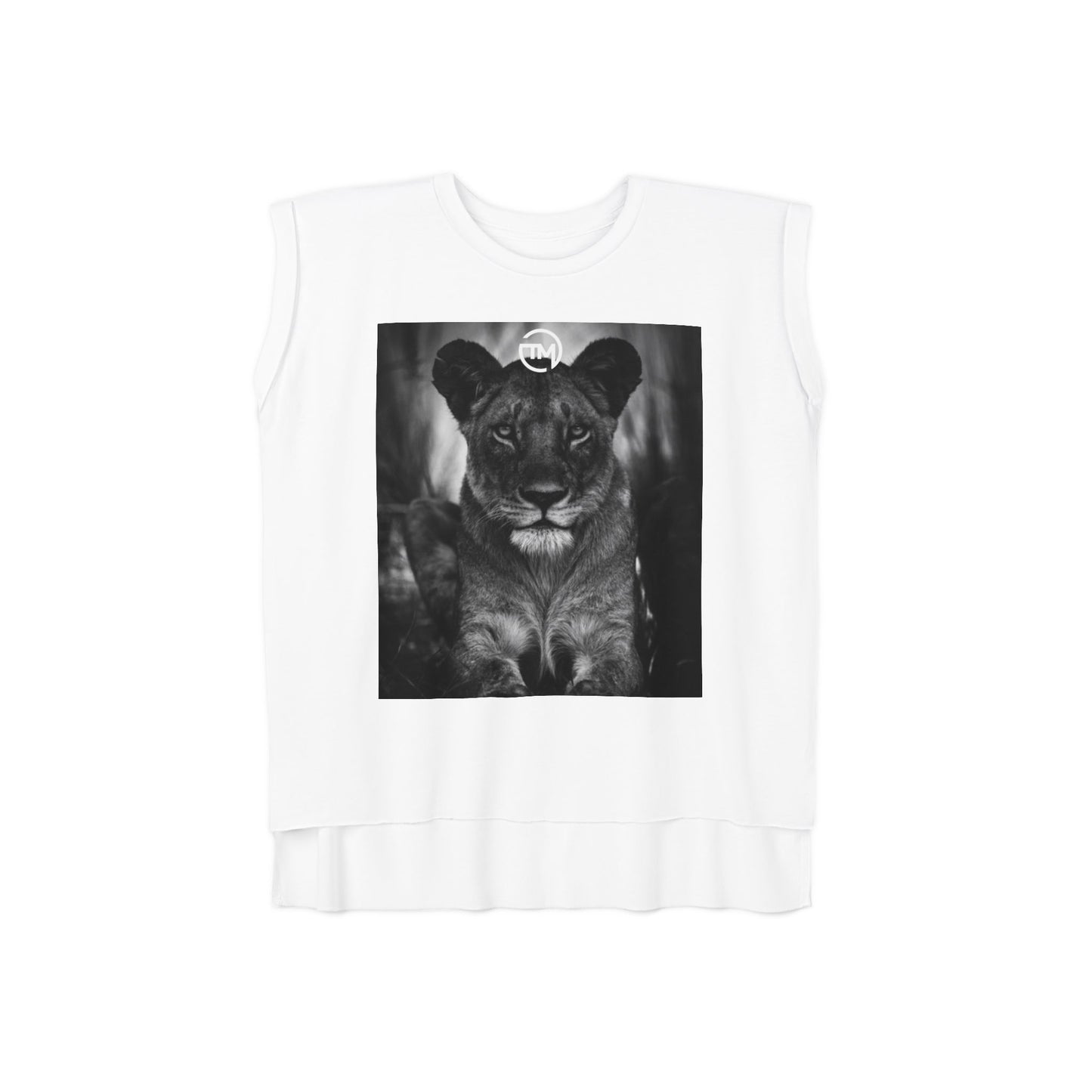 TM 'Queen of the Wild' Women’s Flowy Rolled Cuffs Muscle Tee