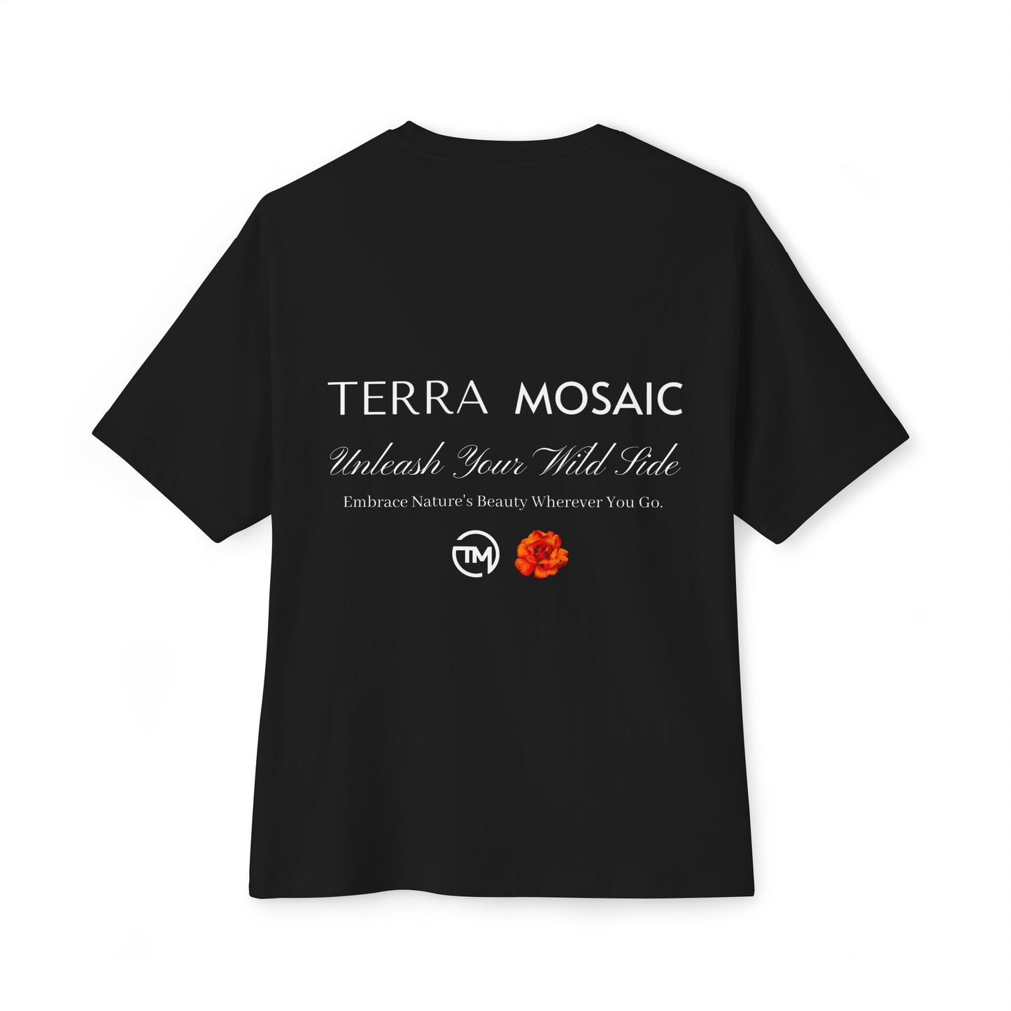 Terra Mosaic 'Wilde Side' Unisex Oversized Boxy Tee