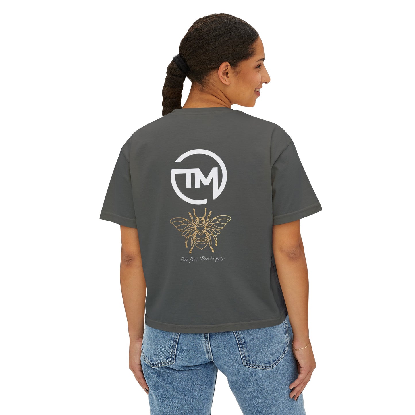 Terra Mosaic 'Bee' Women's Boxy Tee.