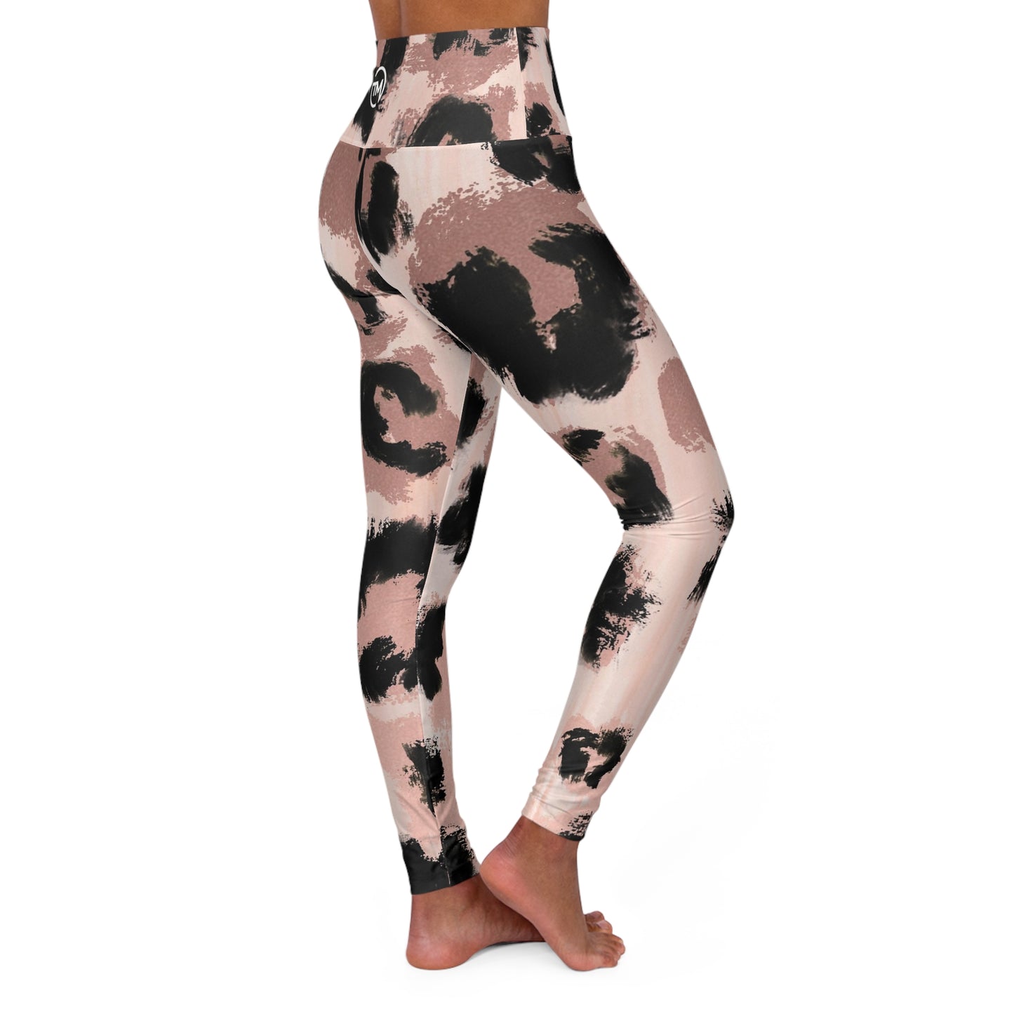 Terra Mosaic High Waisted Yoga Leggings 'Mauve Mirage Edition'