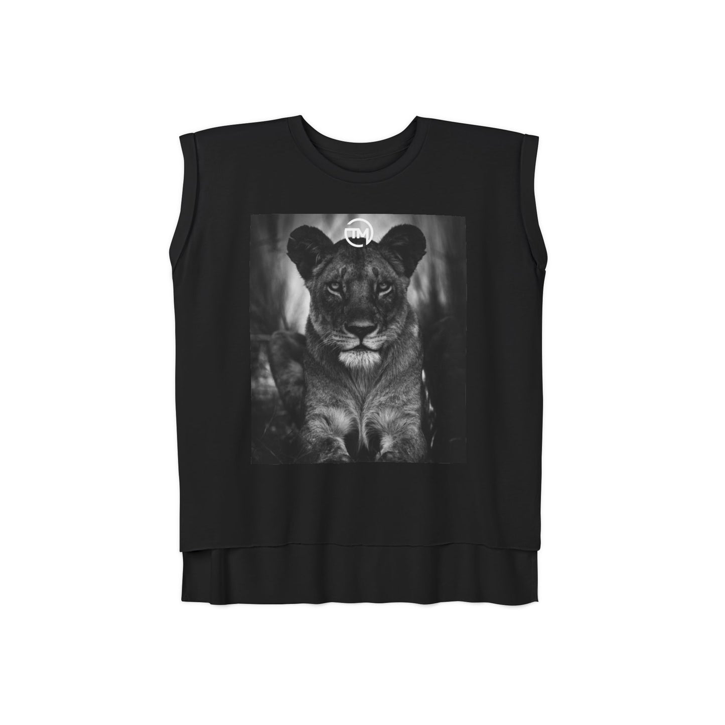 TM 'Queen of the Wild' Women’s Flowy Rolled Cuffs Muscle Tee