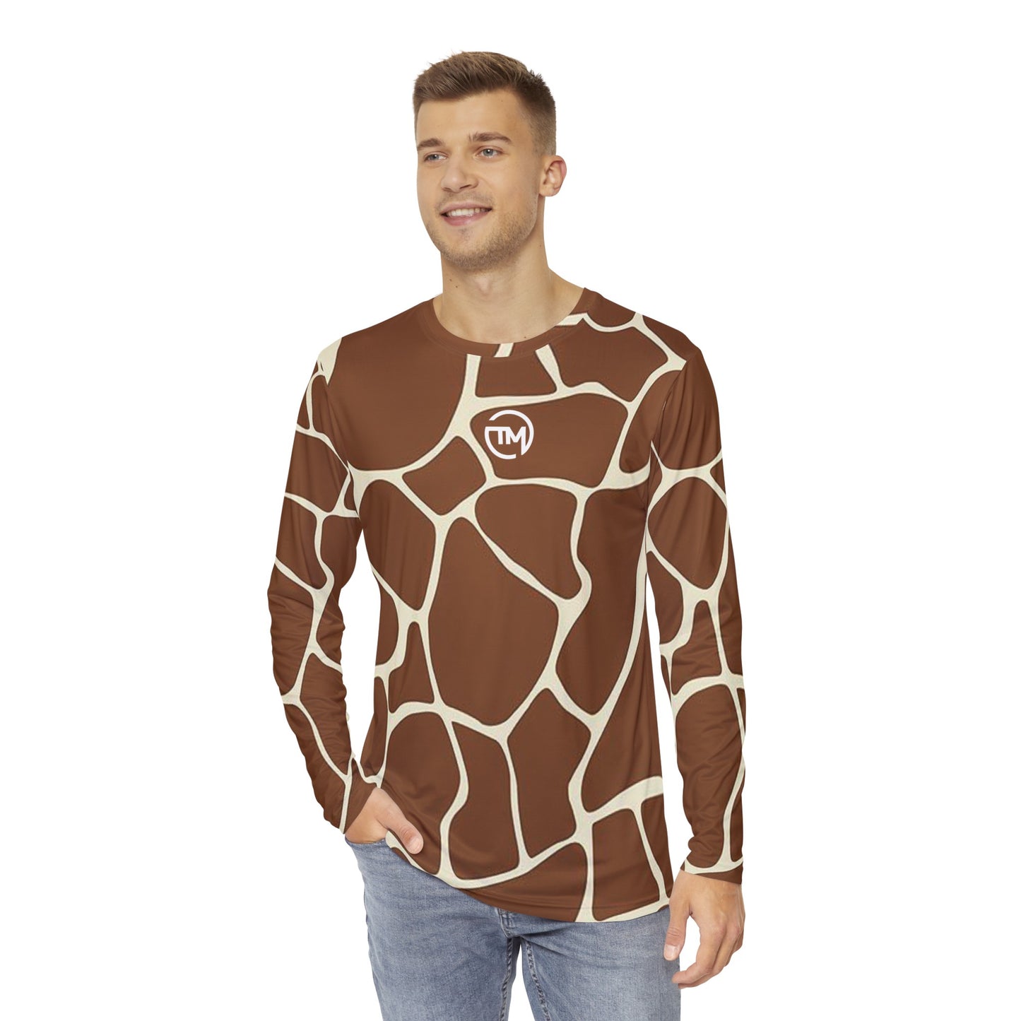 Terra Mosaic 'Spotted Splendor' Men's Long Sleeve Shirt