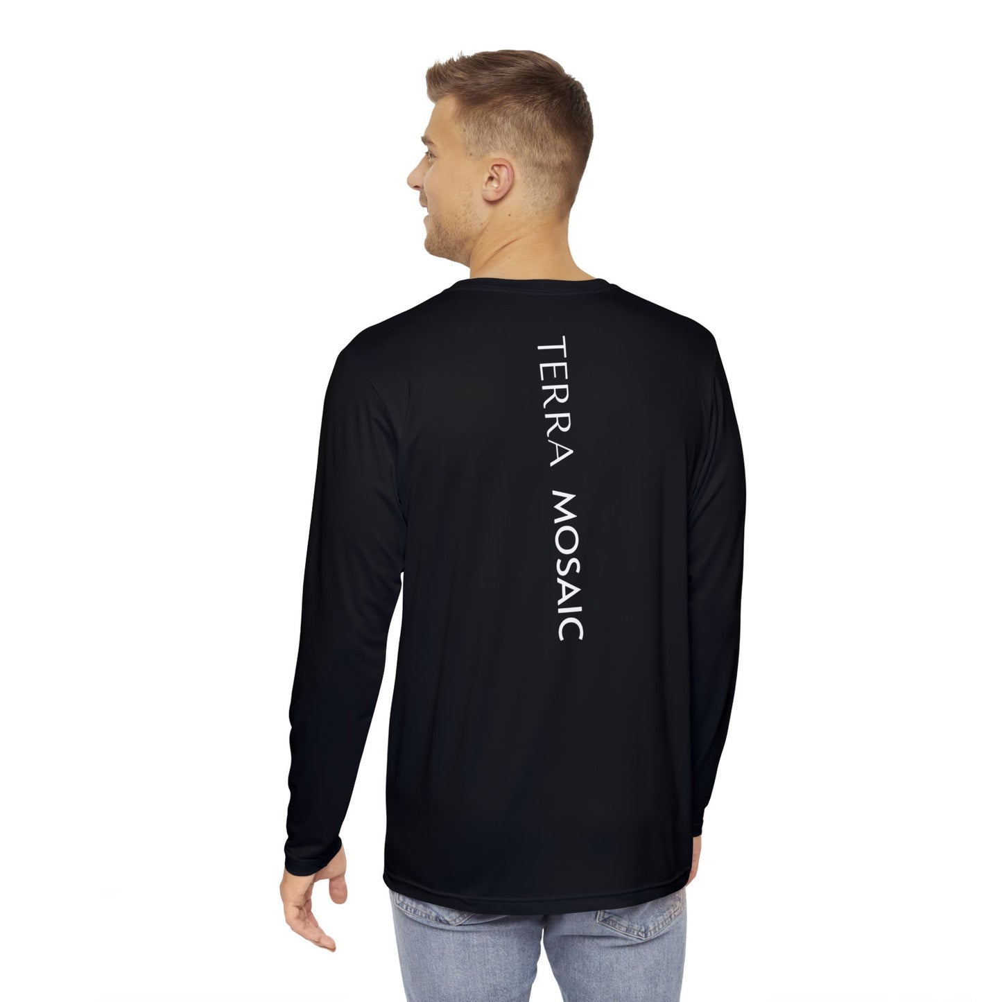 TM 'Smooth Comfort' Men's Long Sleeve Shirt Black