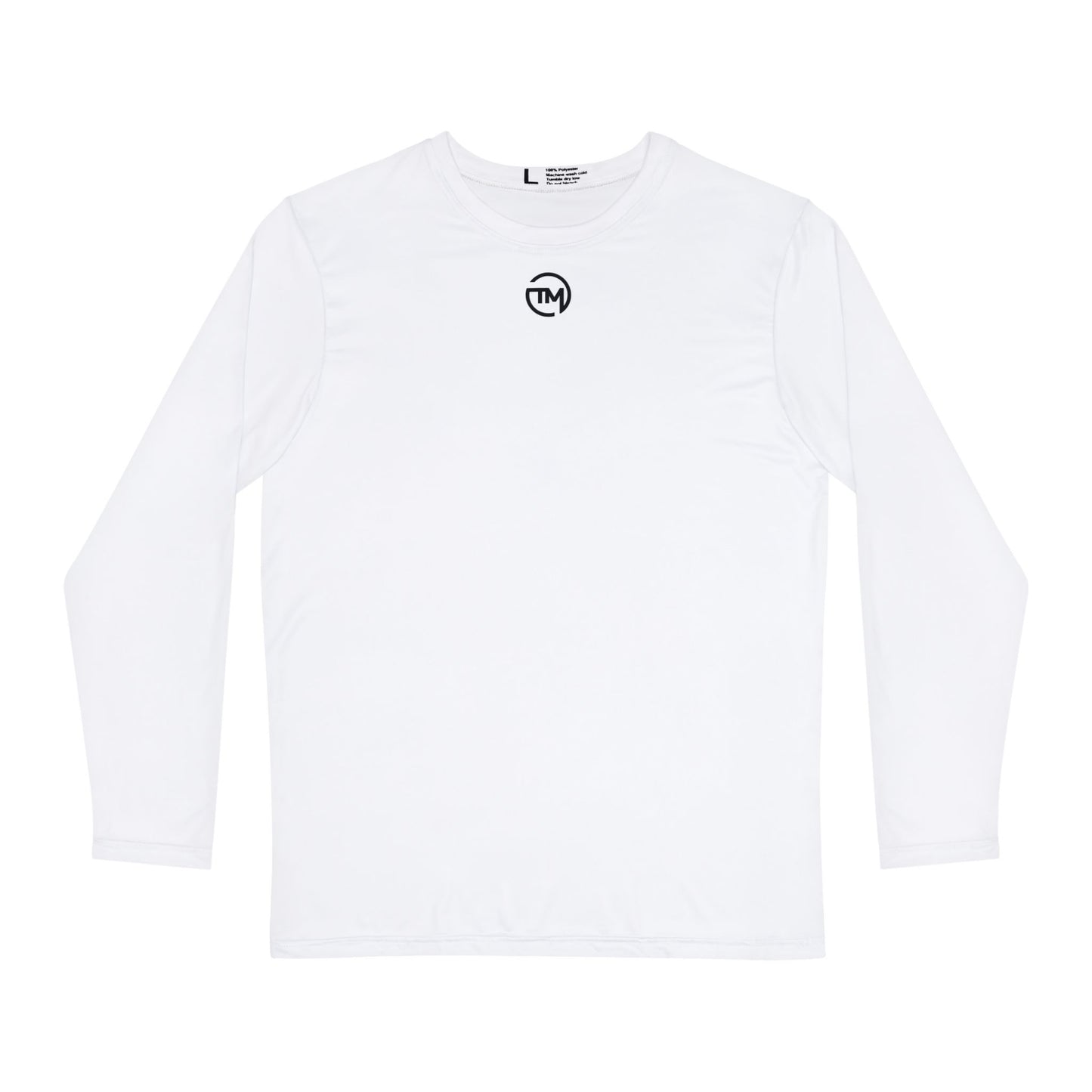 TM 'Smooth Comfort' Men's Long Sleeve Shirt White