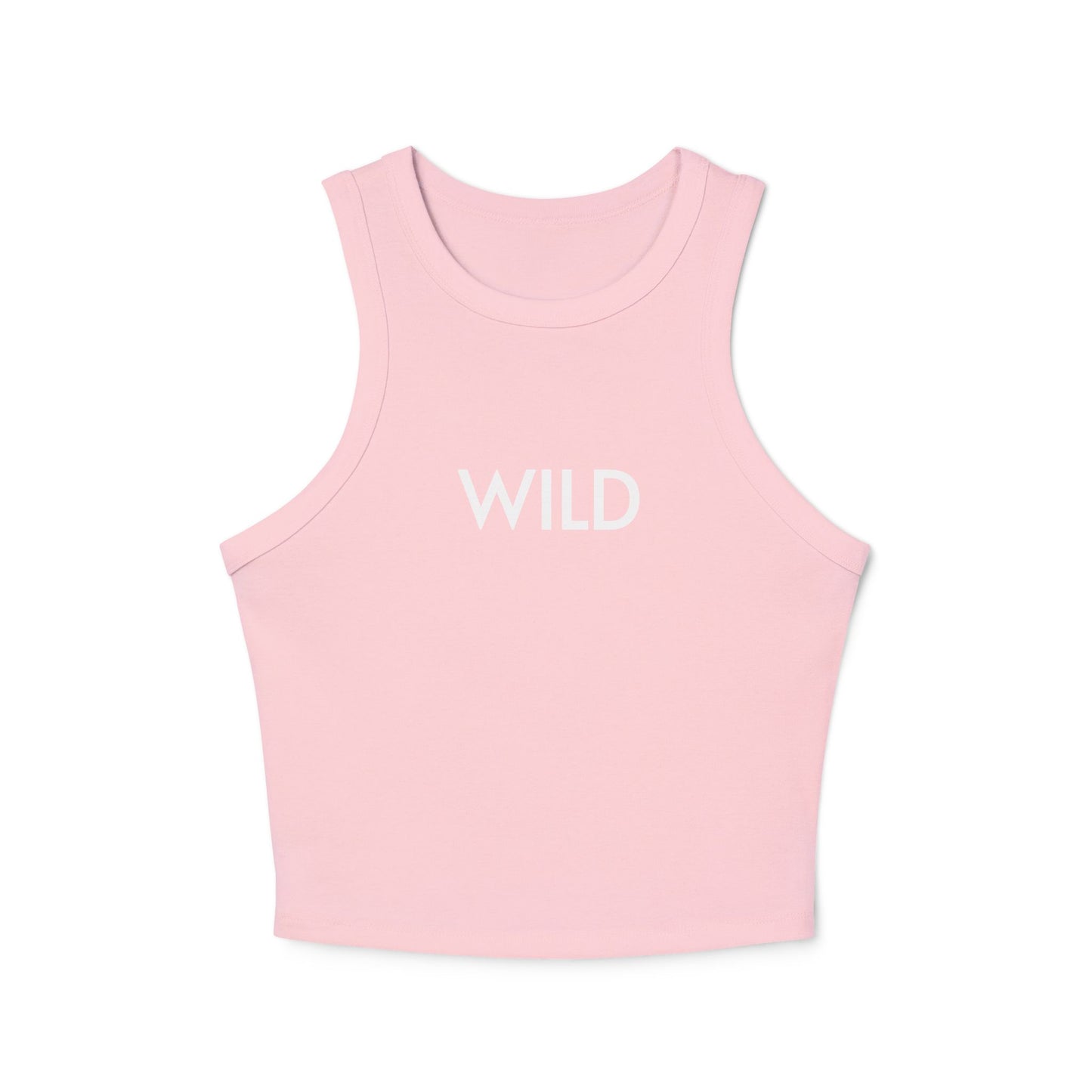 Terra Mosaic 'WILD' Women's Micro Rib Racer Tank Top