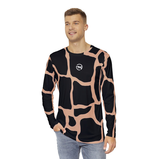 Terra Mosaic 'Long Neck Luxe' Men's Long Sleeve Shirt