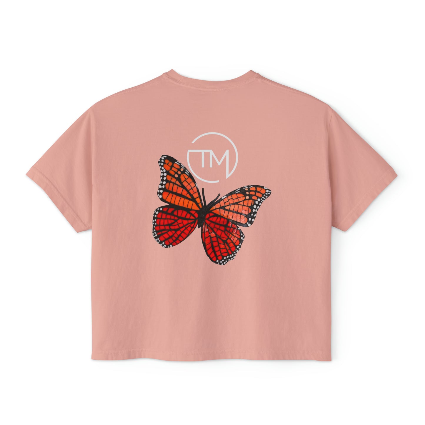 TERRA MOSAIC, Mosaic Butterfly Women's Boxy Tee