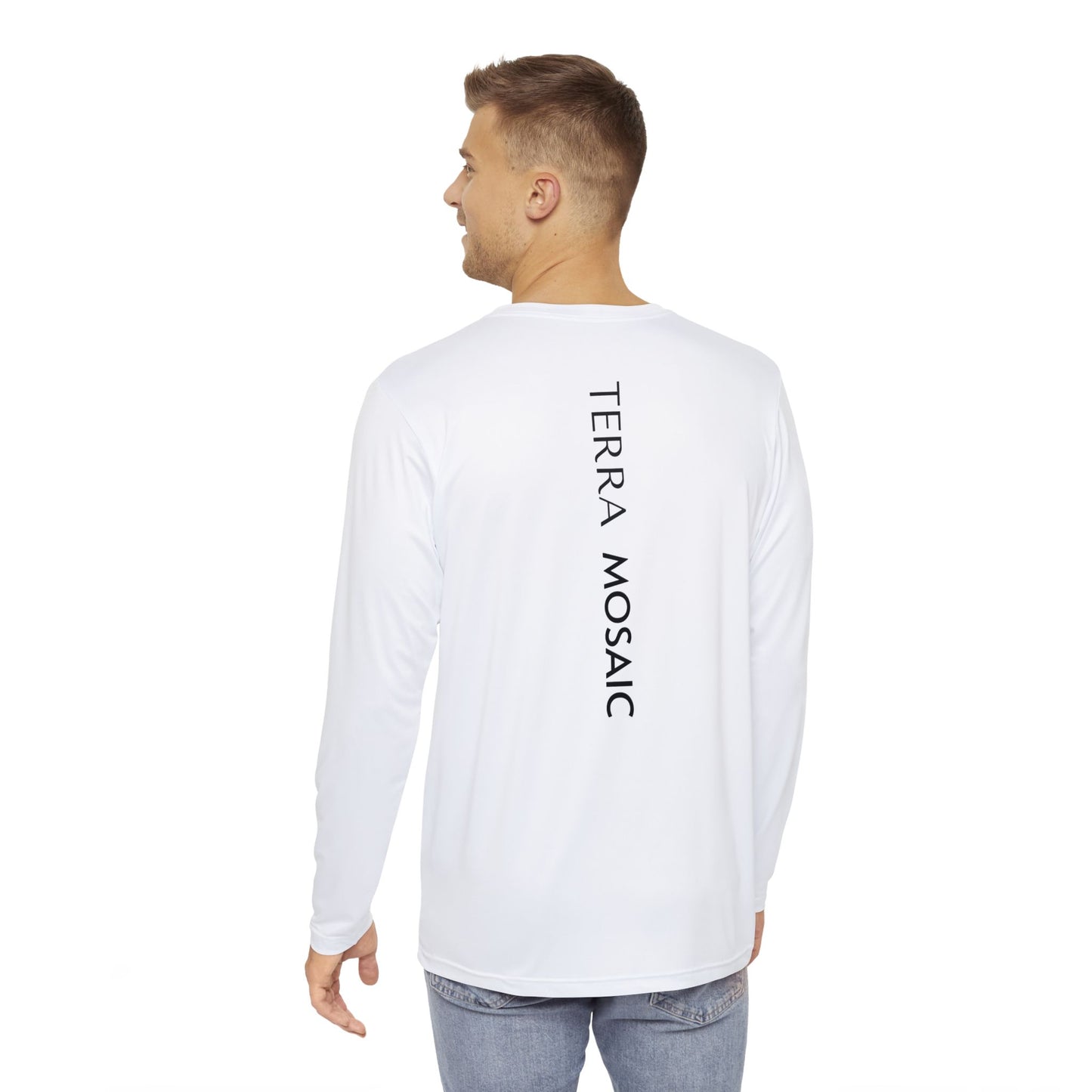 TM 'Smooth Comfort' Men's Long Sleeve Shirt White